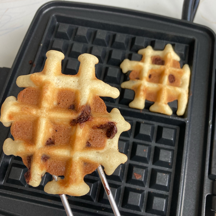 Wafelijzer kleine wafeltjes